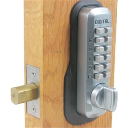 Lockey Lockey M-210-MG-EZ Mechanical Keyless Deadbolt Ez Mount Plate Lock - Marine Grade M210-MG-EZ